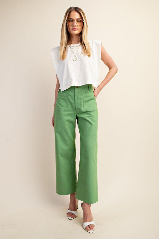 Elphaba Cropped Apple Green Pants