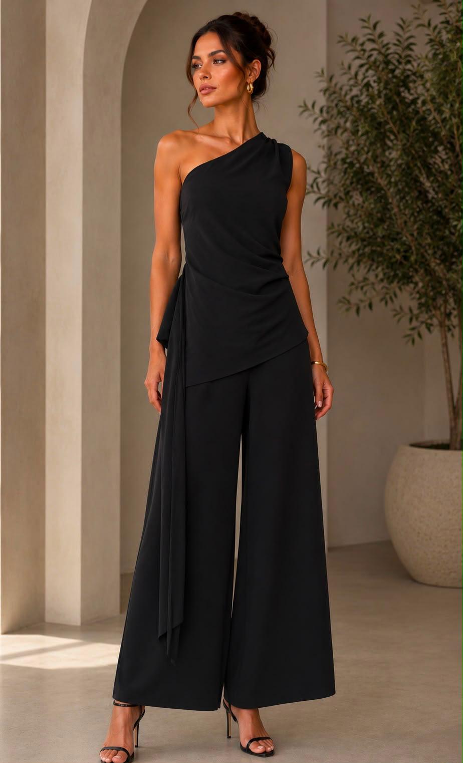 Amara One Shoulder Jumpsuit