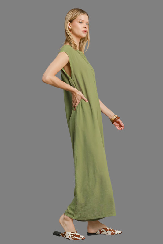 Miah Forest Green Jumpsuit