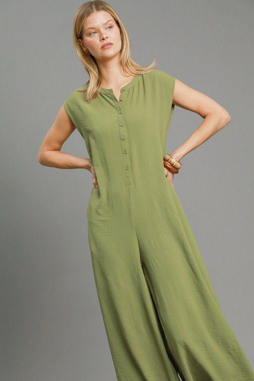 Miah Forest Green Jumpsuit
