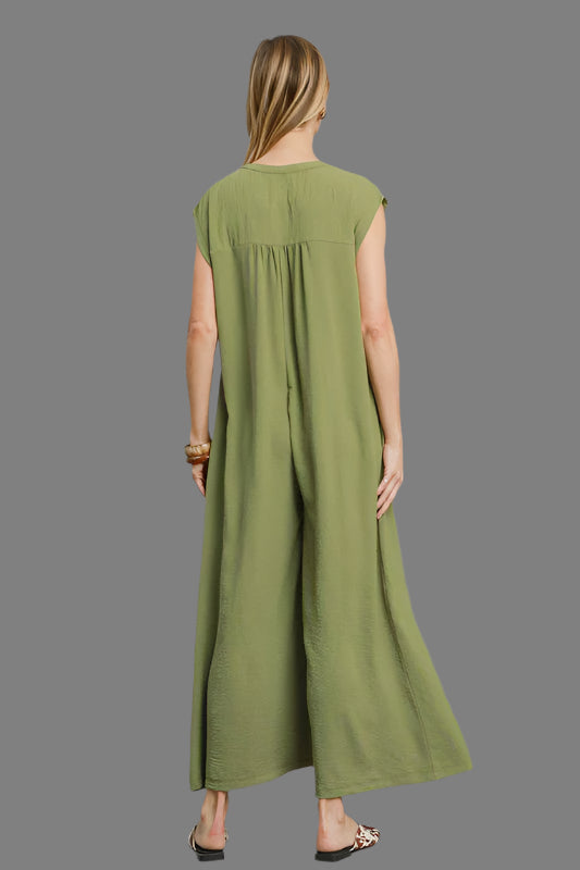 Miah Forest Green Jumpsuit