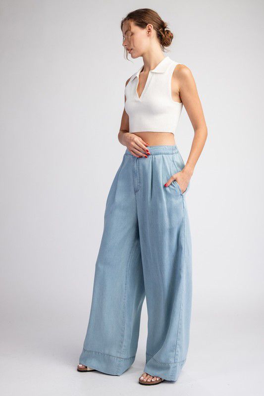 Debby Wide Leg Denim Pant