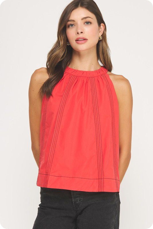 Cherry Halter Top