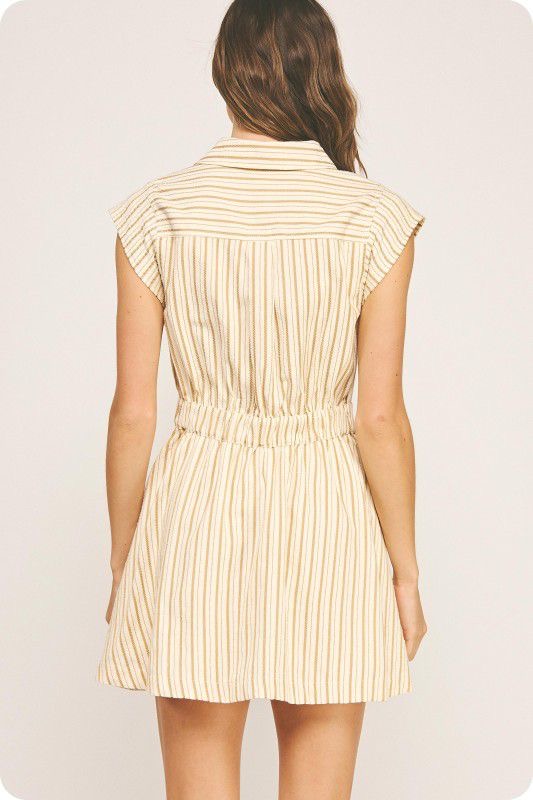 Wendy's Stripe Mini Dress