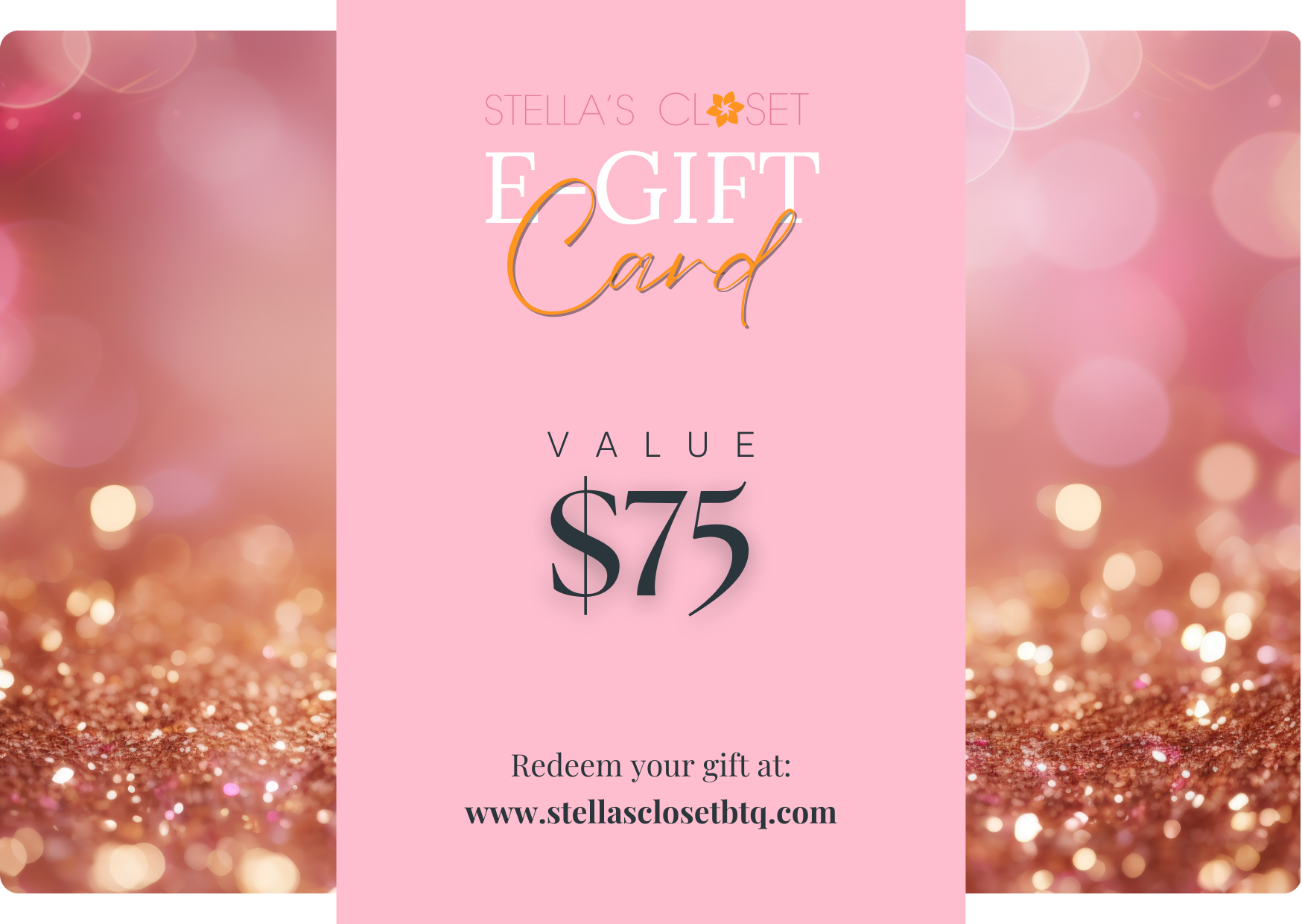 Stella’s Closet E-Gift Cards