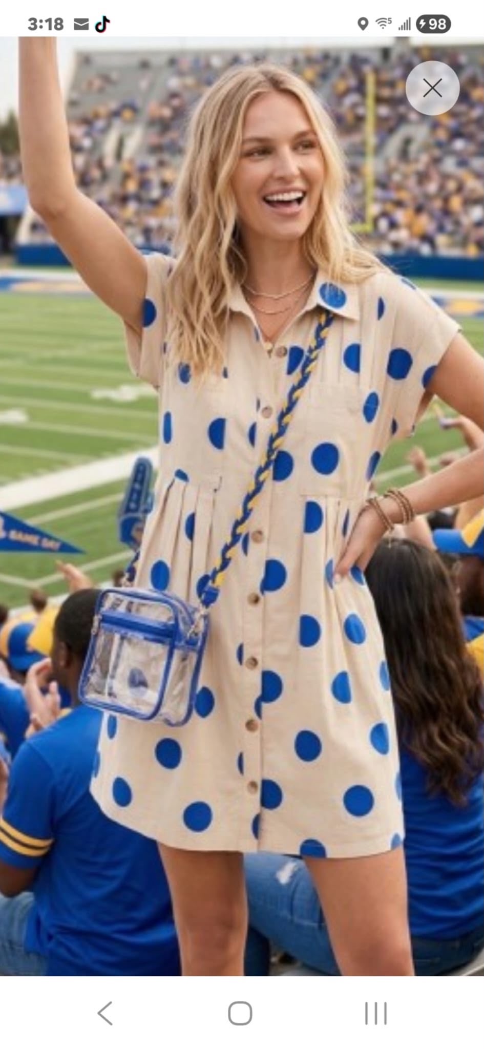 Hallie Dot Dress