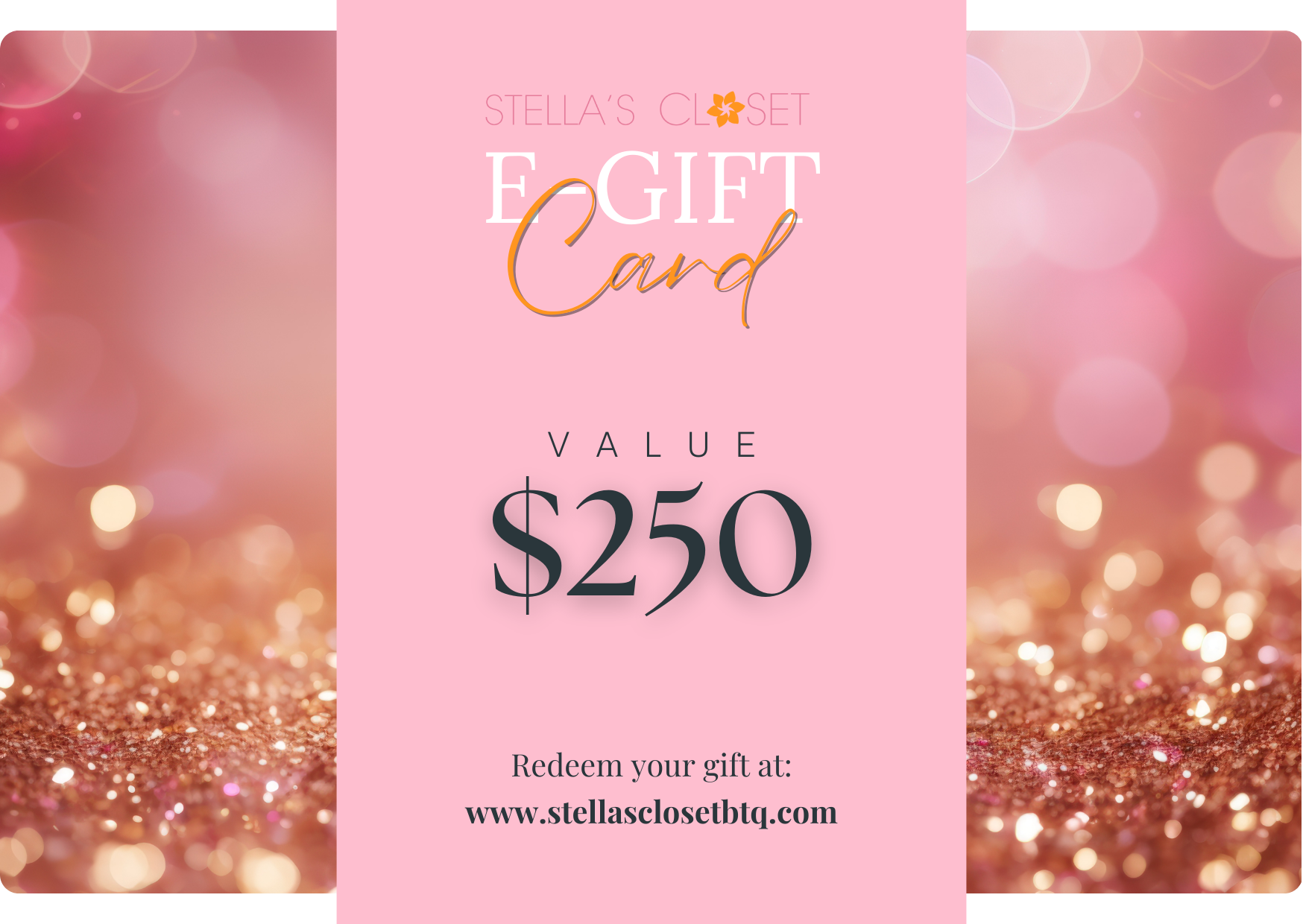 Stella’s Closet E-Gift Cards