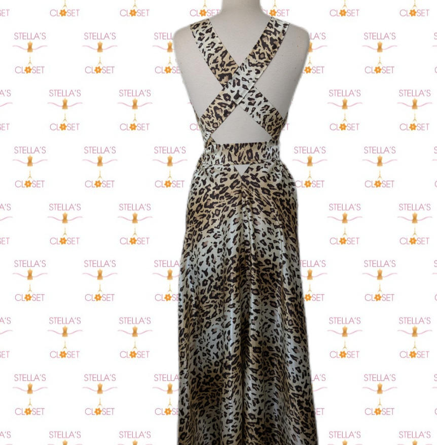 Zaire Cheetah Maxi Dress