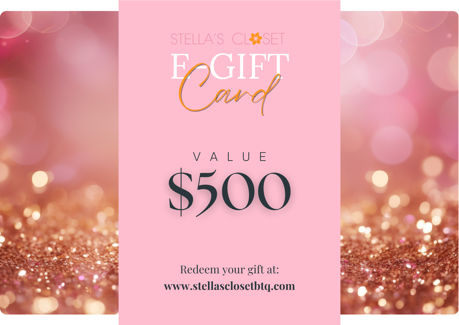 Stella’s Closet E-Gift Cards