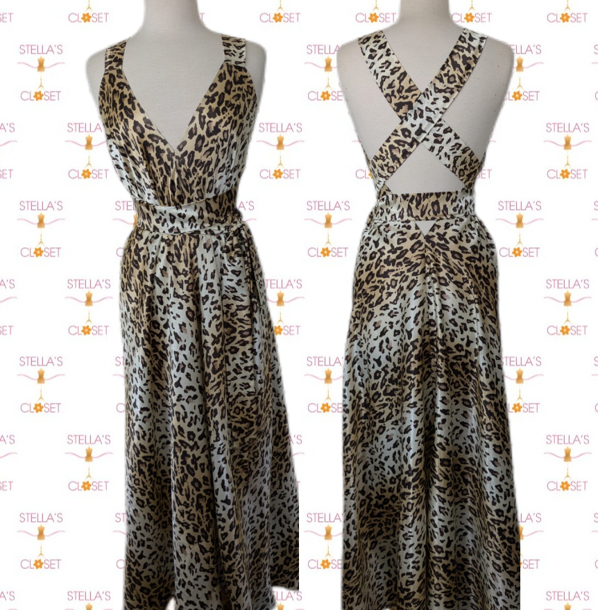 Zaire Cheetah Maxi Dress