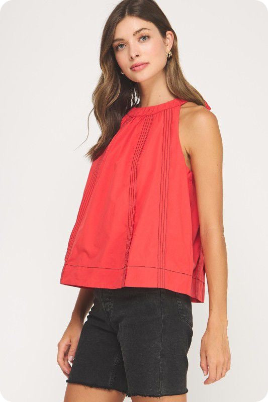 Cherry Halter Top
