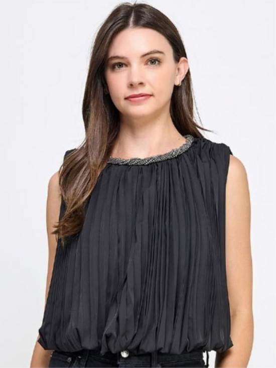 Black Overnight Ellegance Top