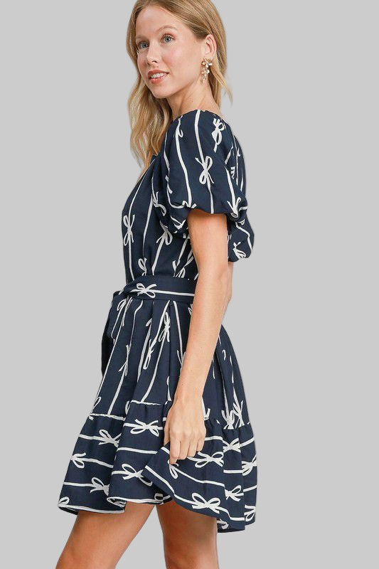 Alice's Pretty Bow Short Dress