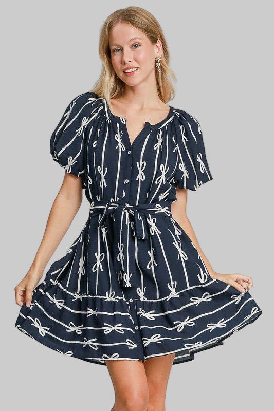 Alice's Pretty Bow Short Dress