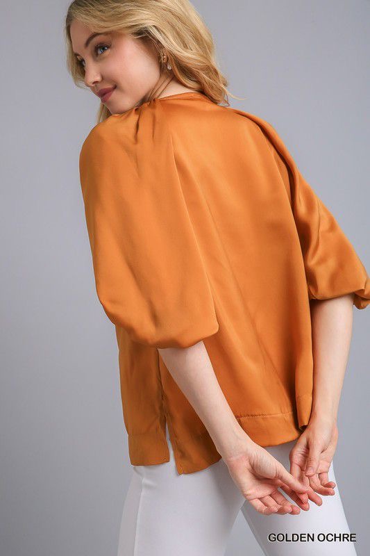 Earth Golden Ochre Blouse