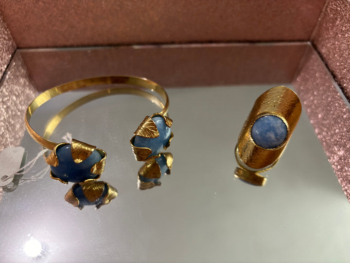 Gold Blue Sky Stone Set