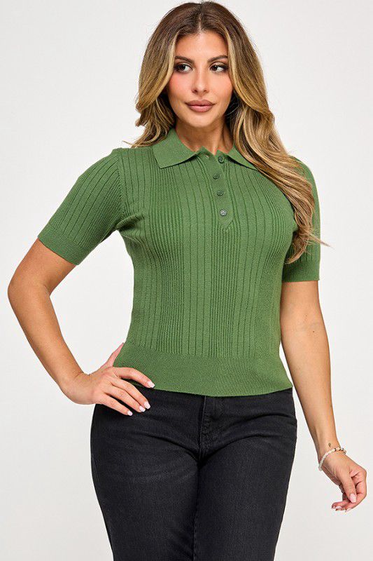 Aria Collar Top