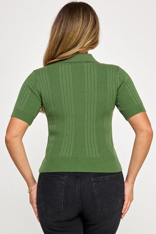 Aria Collar Top