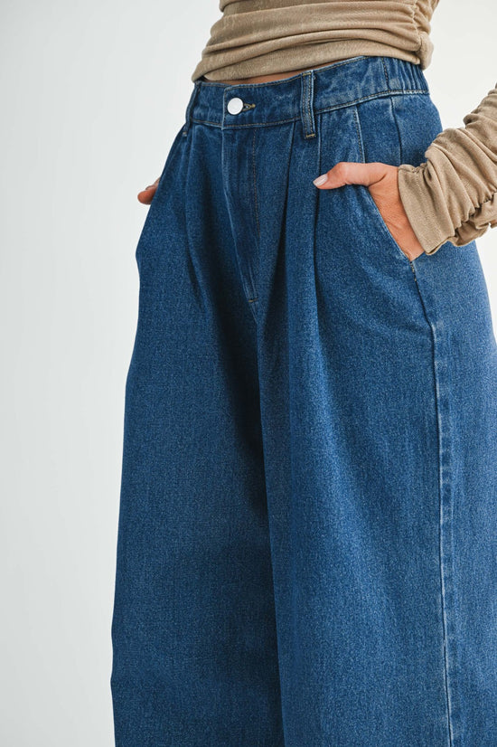 Indigo Wide Leg Jeans