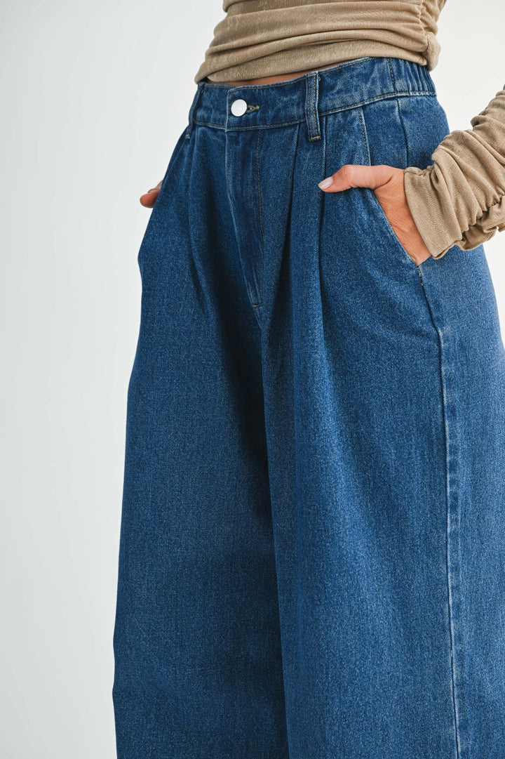 Indigo Wide Leg Jeans