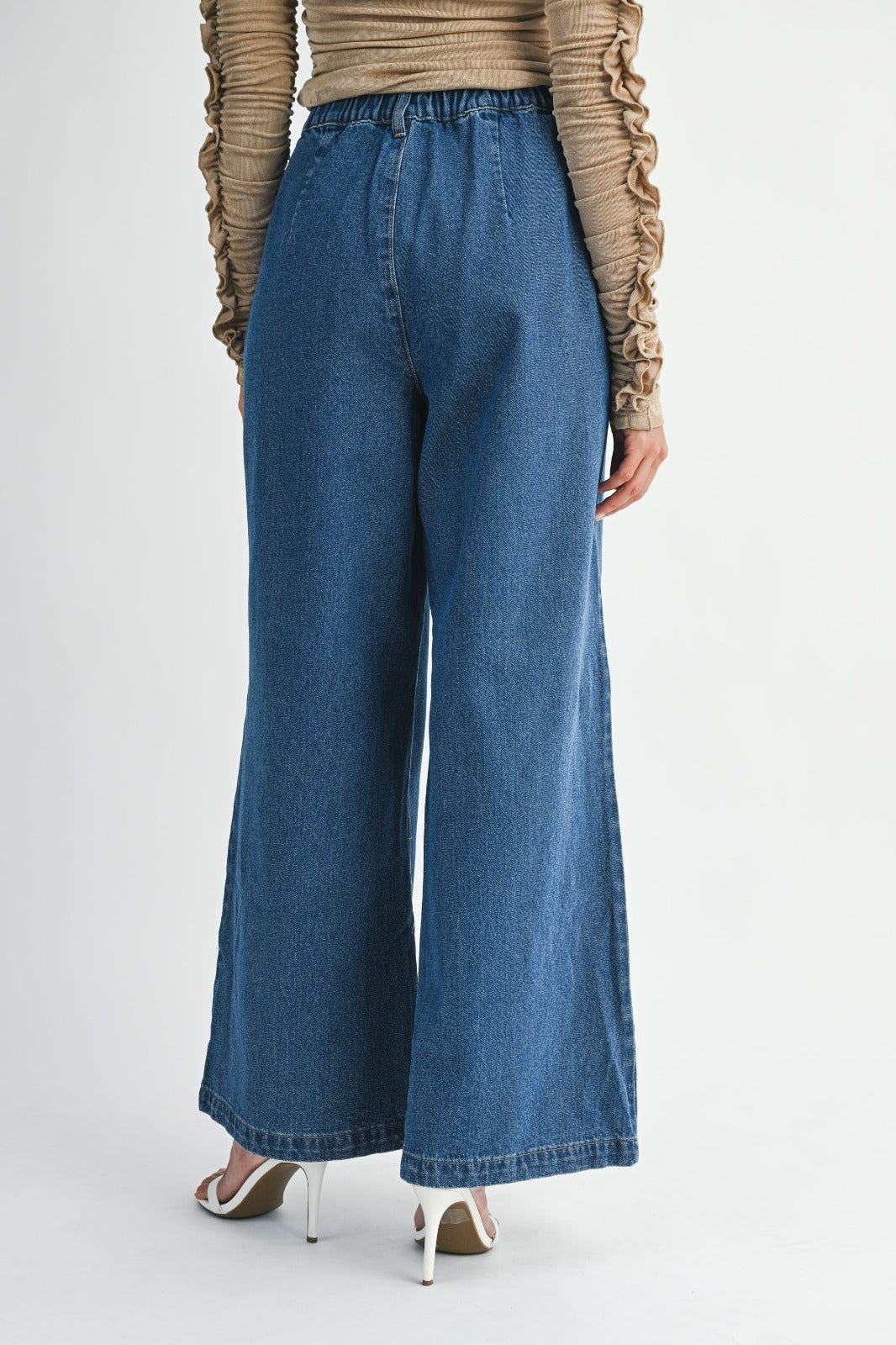 Indigo Wide Leg Jeans