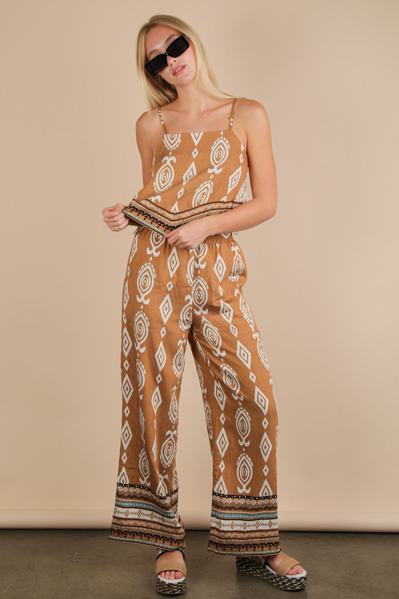 Cheyenne Palazzo Pants Set