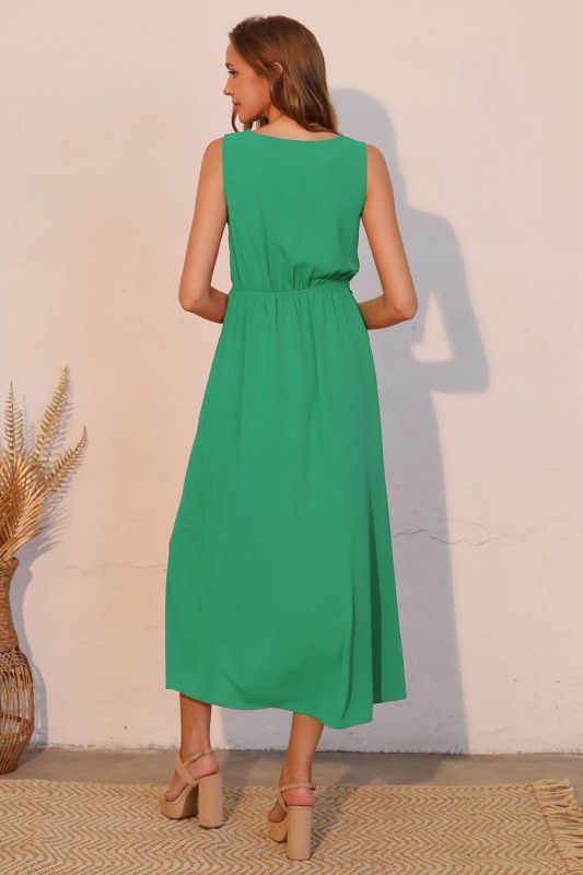 Tiana's Green Maxi Dress