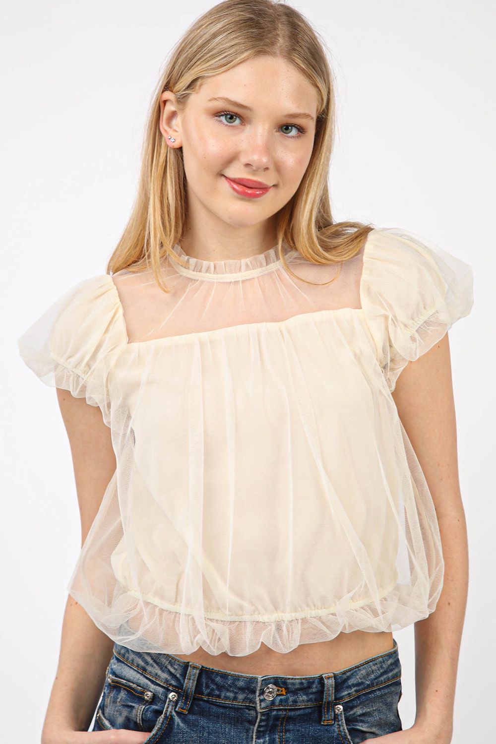 Milana Ivory Blouse